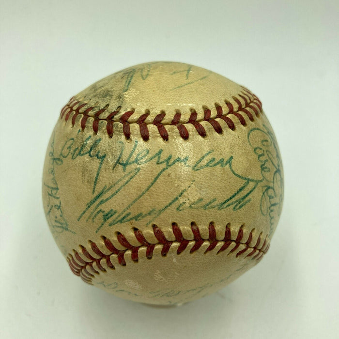 Jackie Robinson & Roy Campanella 1953 Brooklyn Dodgers Team Signed Baseball PSA