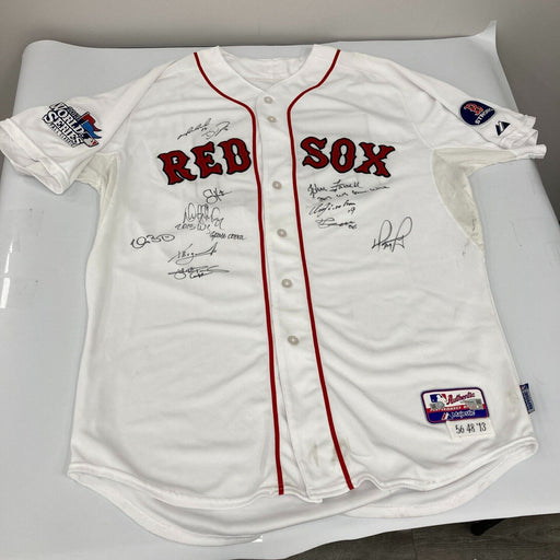 2013 Boston Red Sox WS Champs Team Signed World Series Game Used Jersey Fanatics