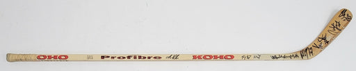 1991-92 Pittsburgh Penguins Stanley Cups Champs Signed Game Used Stick JSA