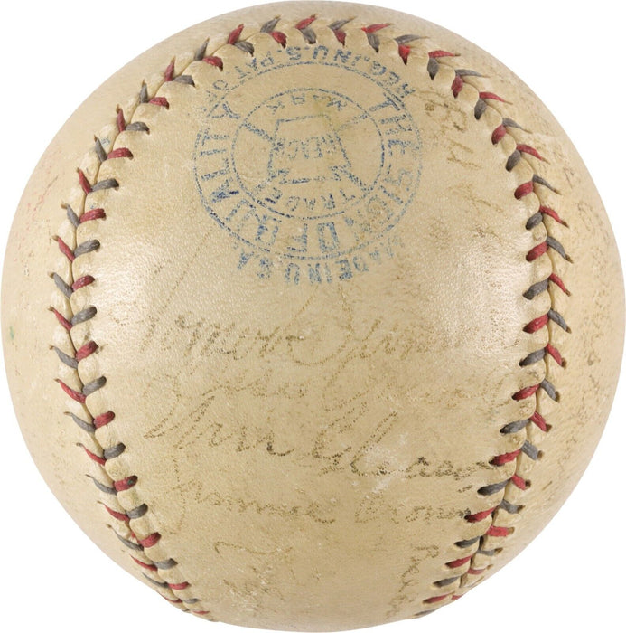 1929 Philadelphia Athletics A's World Series Champs Team Signed Baseball PSA DNA