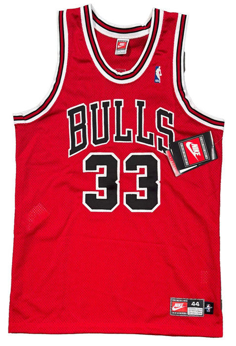 Scottie Pippen Signed Nike Authentic Chicago Bulls Jersey JSA Certified