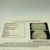 Joe Dimaggio & Lefty O'Doul Signed 1940's National League Baseball JSA COA