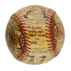Beautiful Luke Appling Hand Painted George Sosnak Folk Art Signed Baseball