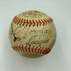 Earliest Known Billy Martin 1947 Oakland Oaks Team Signed Baseball JSA COA