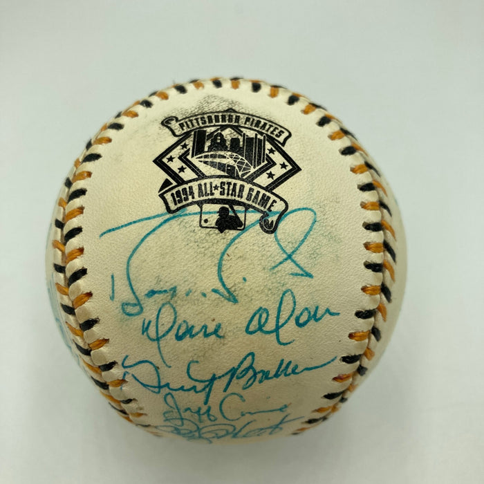 1994 All Star Game National League Team Signed Baseball Barry Bonds PSA DNA COA