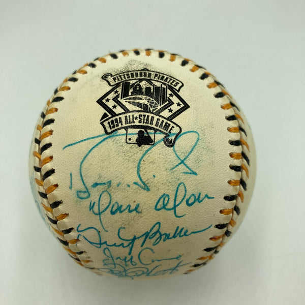 1994 All Star Game National League Team Signed Baseball Barry Bonds PSA DNA COA