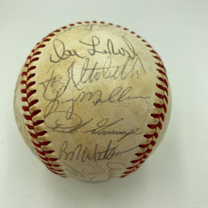 1981 New York Yankees American League Champs Team Signed Baseball