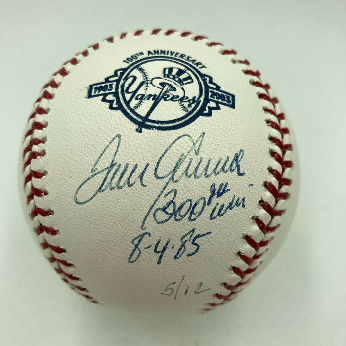 Tom Seaver 300th Win 8-4-1985 Signed Inscribed Baseball #5/12 PSA DNA COA