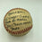 Lefty Gomez Signed First Pitch Thrown Game Used Baseball Carl Hubbell Day JSA