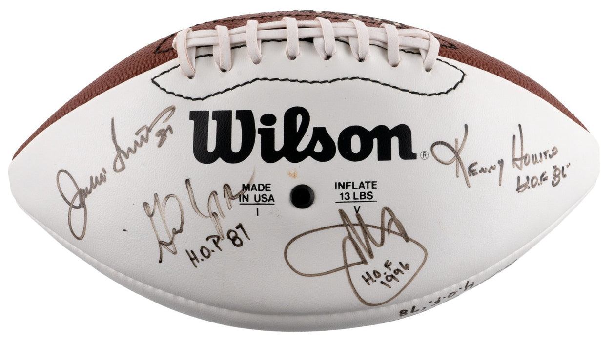Tom Landry Ray Nitschke Hall Of Fame Multi Signed Football 20 Sigs JSA COA