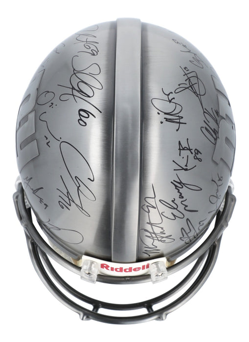 2007 New York Giants Super Bowl Champs Team Signed Full Size Helmet Steiner COA