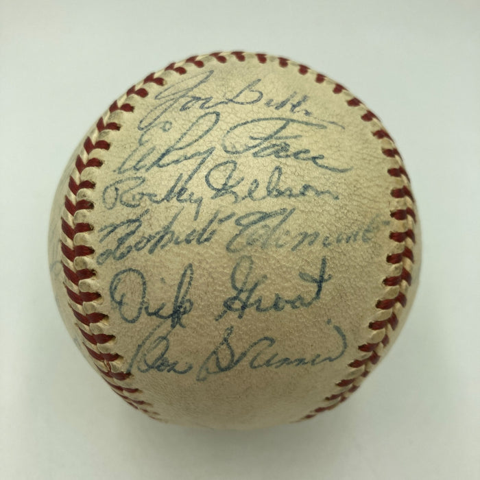 Roberto Clemente 1960 Pittsburgh Pirates W.S. Champs Team Signed Baseball PSA