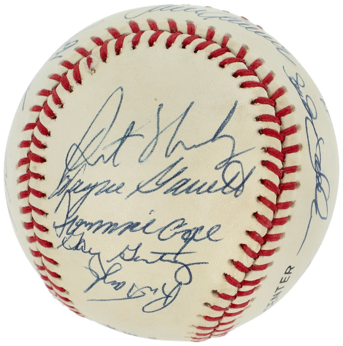 1969 New York Mets WS Champs Team Signed Baseball Tom Seaver Nolan Ryan Beckett