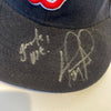 David Ortiz Signed 2007 World Series Game Used Baseball Hat MEARS & Beckett COA