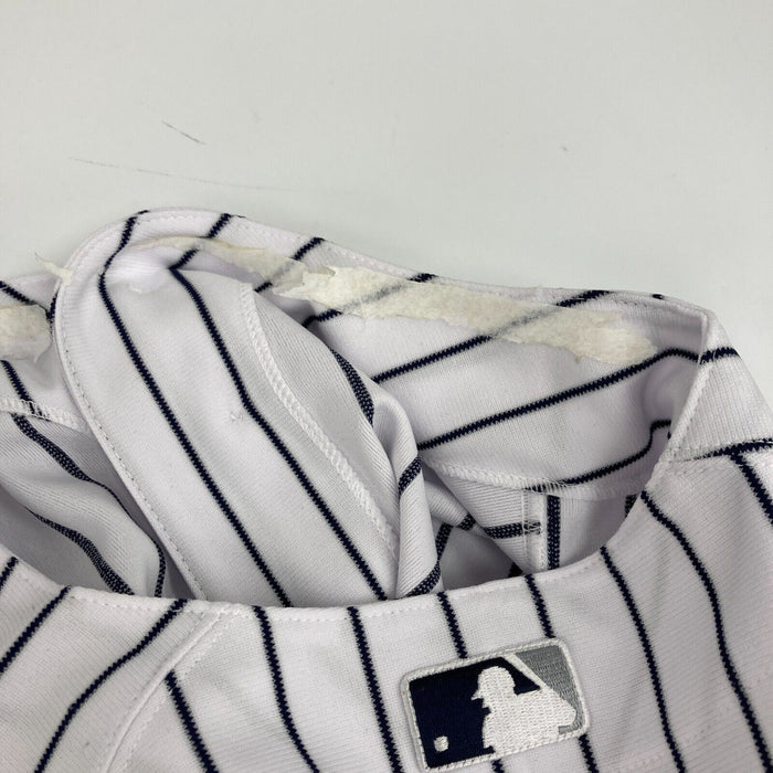 Mariano Rivera Signed Heavily Inscribed NY Yankees STAT Jersey Steiner COA