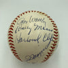Hank Greenberg Joe Dimaggio 1960's Hall Of Fame Multi Signed Baseball JSA COA