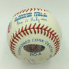 Derek Jeter Yogi Berra Mattingly Ford Rizzuto Yankees MVP's Signed Baseball PSA