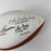 Jim Brown Otto Graham Paul Warfield Lou Groza Signed Browns HOF Football JSA