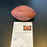 Johnny Unitas Sonny Jurgensen Quarterback Legends Signed Football JSA COA