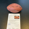Johnny Unitas Sonny Jurgensen Quarterback Legends Signed Football JSA COA