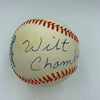 Beautiful Wilt Chamberlain Single Signed American League Baseball With JSA COA