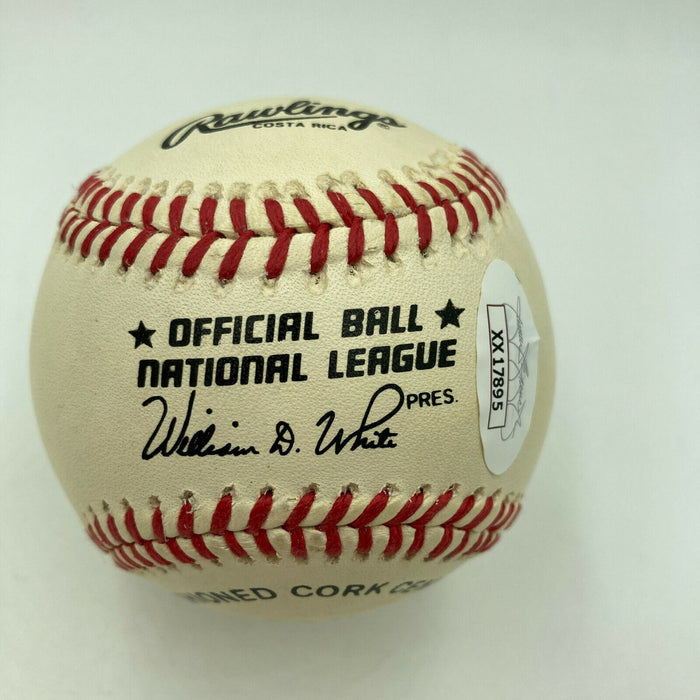 Beautiful Walter Payton Signed National League Baseball With JSA COA NFL HOF