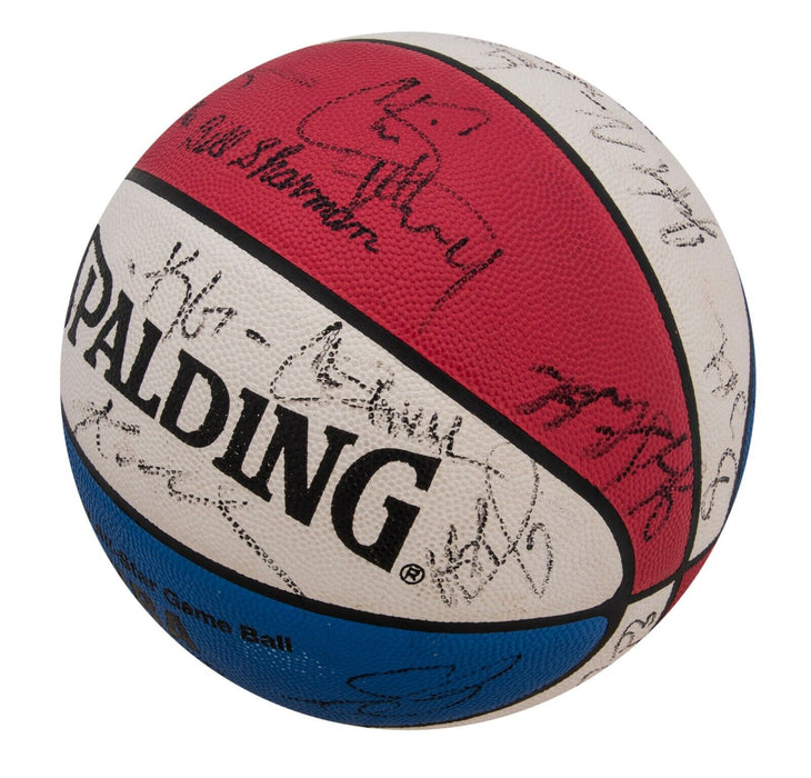 Kobe Bryant Tim Duncan Garnett 2000 All Star Game Signed Basketball Beckett COA