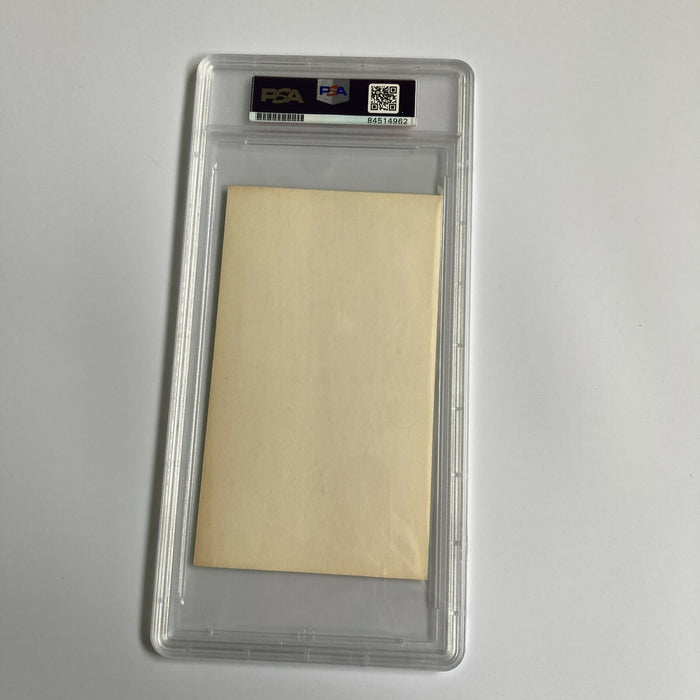 Duffy Dyer Signed 1969 New York Mets Shea Stadium Postcard PSA DNA RARE