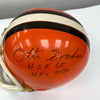 Otto Graham HOF 1965 NFL 75th Signed Cleveland Browns Full Size Helmet JSA COA