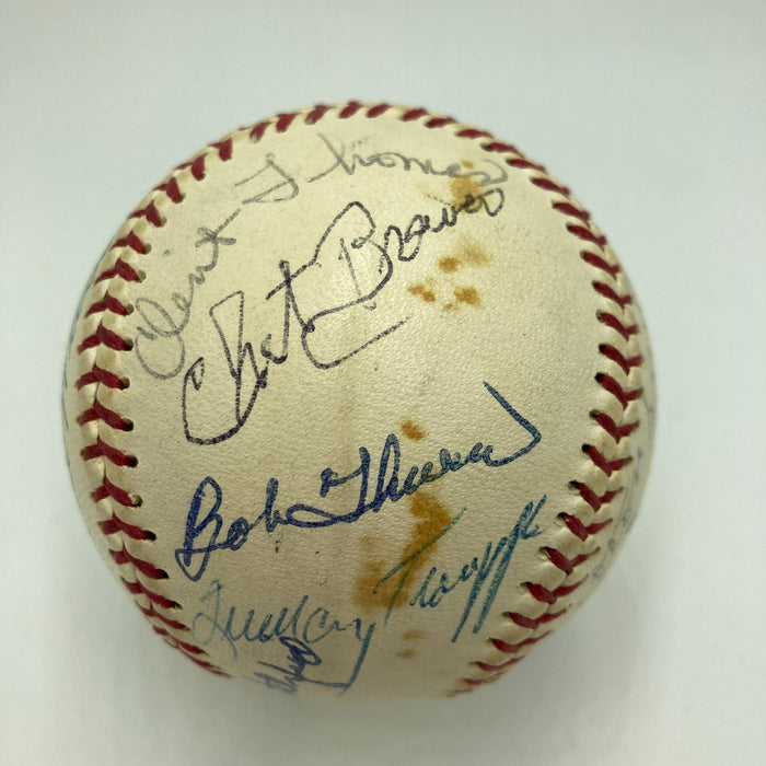 Hilton Smith 1982 Negro League Reunion HOF Multi Signed Baseball PSA DNA Beckett