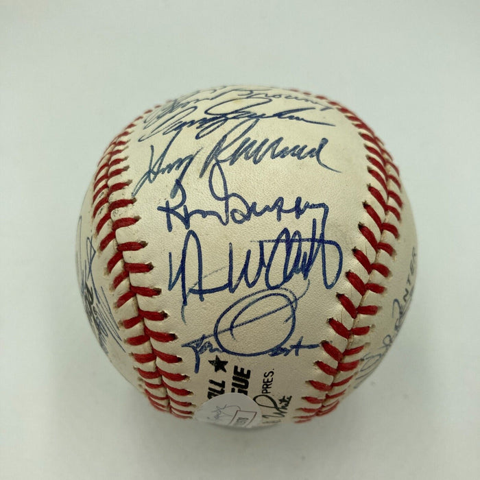 Beautiful 1990 Cincinnati Reds World Series Champs Team Signed Baseball JSA COA