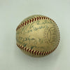 Cy Young Ed Walsh Lefty Grove Mickey Cochrane HOF Multi Signed Baseball JSA COA