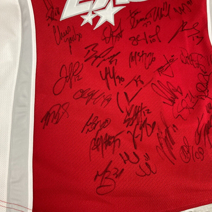 2008 NHL All Star Game Team Signed Jersey 40 Sigs Alex Ovechkin JSA COA