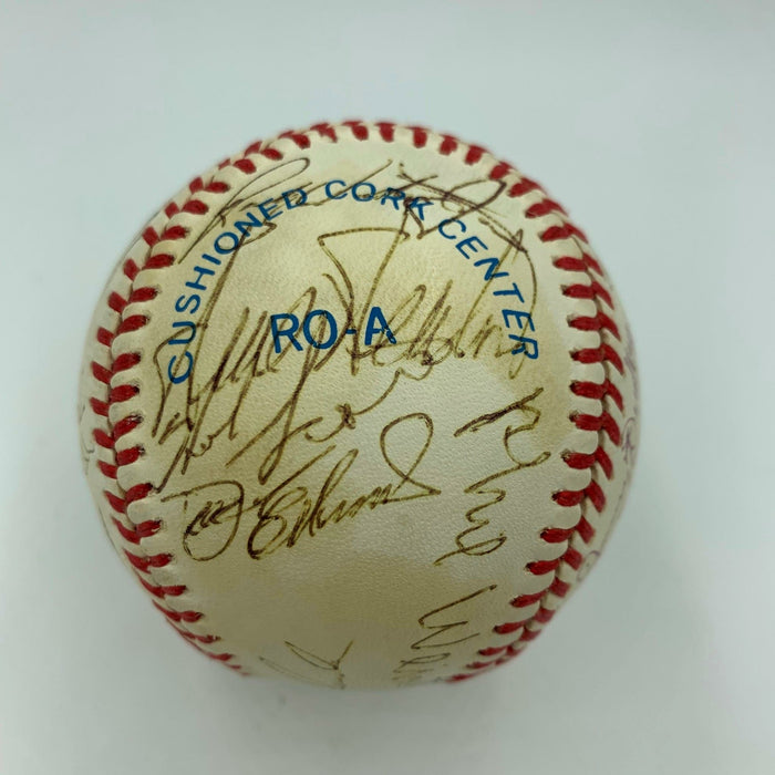 Jimmy Dudley Bob Feller Cleveland Indians Legends Signed Baseball 26 Sigs JSA