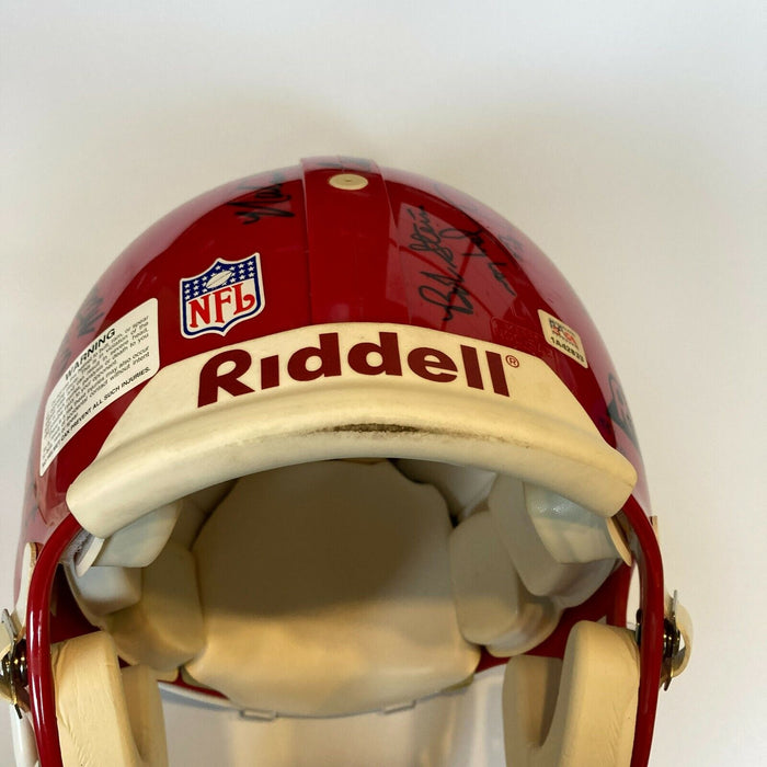 1969 KANSAS CITY CHIEFS SUPER BOWL IV CHAMPIONS TEAM SIGNED HELMET PSA DNA COA