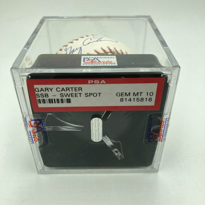 Gary Carter Signed Major League Baseball PSA DNA Graded 10 GEM MINT