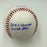 Red Schoendienst Full Name Signed Heavily Inscribed Stat Baseball JSA COA