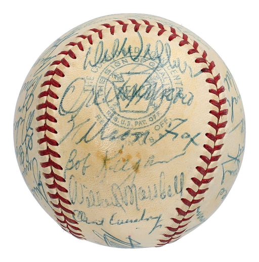 Nellie Fox 1955 Chicago White Sox Team Signed American League Baseball JSA COA