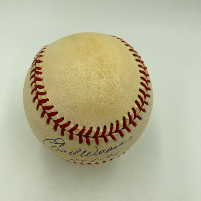 Earl Weaver "Hall Of Fame 1996" Signed American League Baseball PSA DNA COA