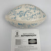 1982 Washington Redskins Super Bowl Champs Team Signed Football Beckett COA