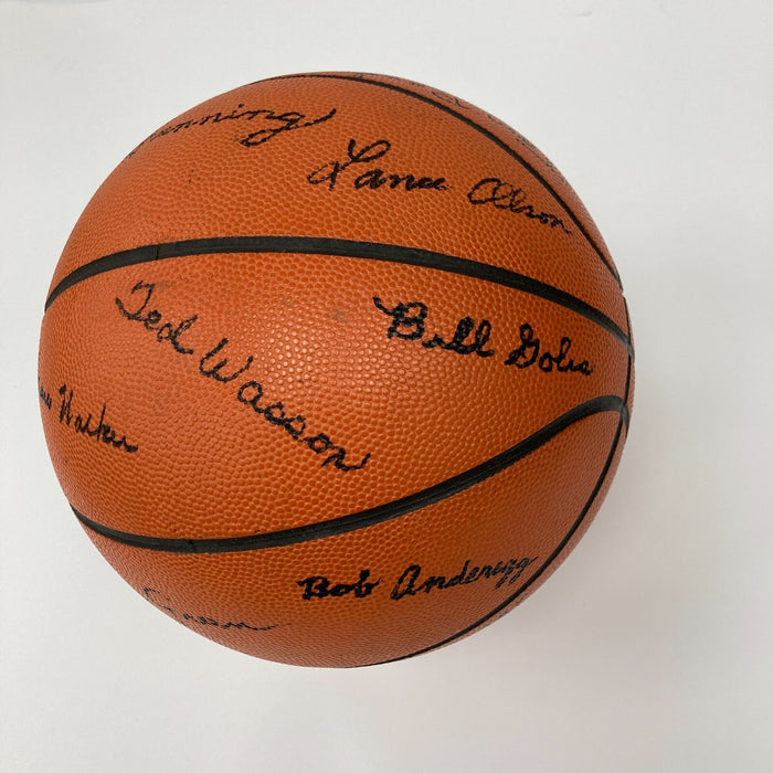 1959 Michigan State Wolverines Team Signed Vintage Basketball