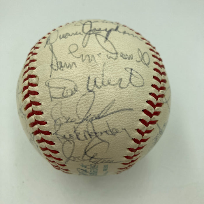 1968 All Star Game Team Signed Baseball With Mickey Mantle JSA COA