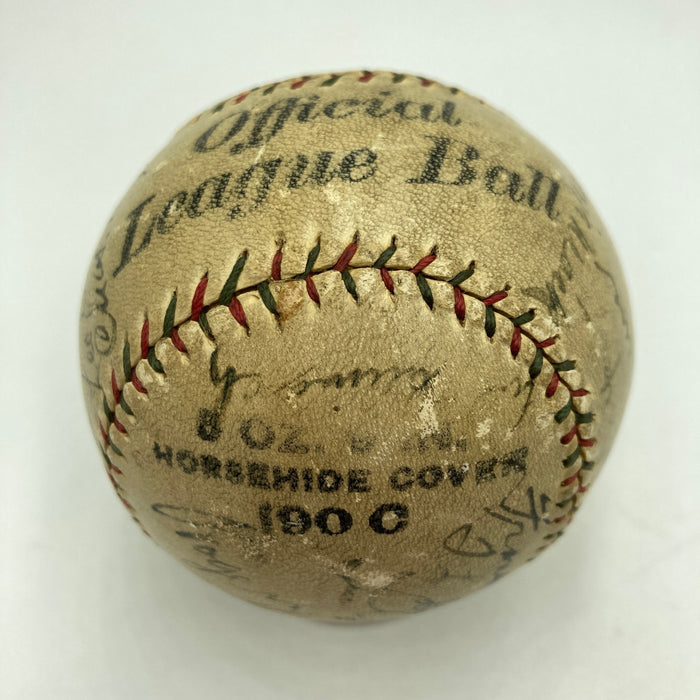 Babe Ruth & Lou Gehrig 1928 World Series New York Yankees Signed Baseball JSA