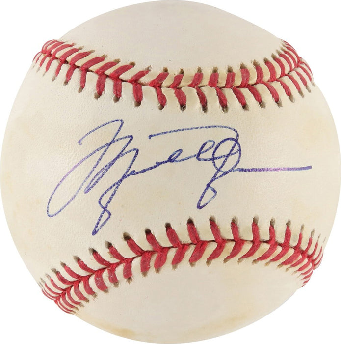 Michael Jordan Signed 1990's American League Baseball PSA DNA COA
