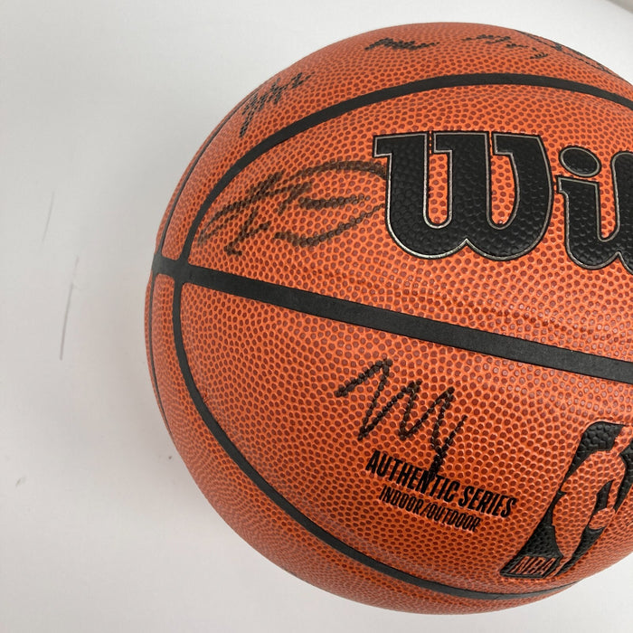 2021 Los Angeles Clippers Team Signed Basketball JSA COA