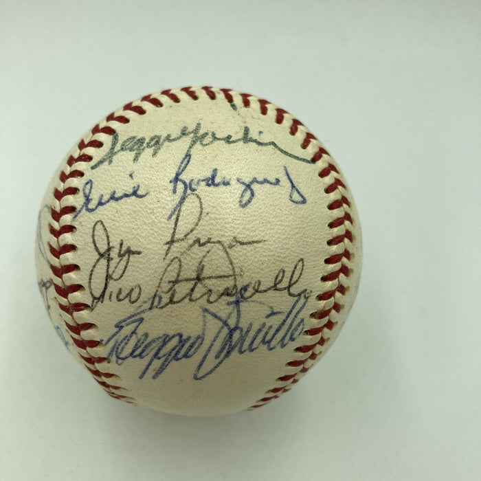 Harmon Killebrew Brooks Robinson Rod Carew 1950's Legends Signed Baseball JSA