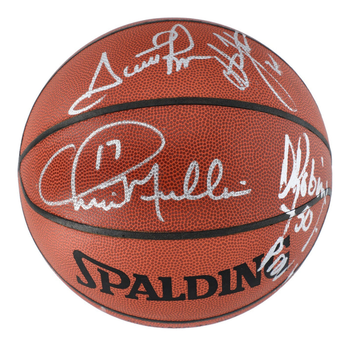 1992 Dream Team Olympics Team USA Signed Basketball 9 Sigs Beckett COA