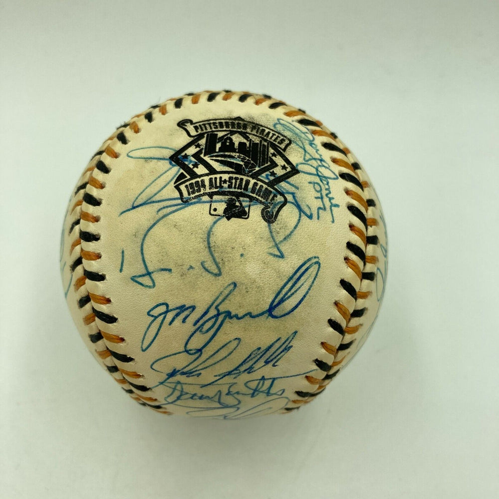 1994 All Star Game National League Team Signed Baseball Barry Bonds PSA DNA COA