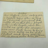 Incredible 1947 Johnny Mize Signed Game Used Baseball Letter From Aunt JSA COA