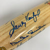 Sandy Koufax Don Drysdale Brooklyn Dodgers HOF Legends Signed Baseball Bat JSA